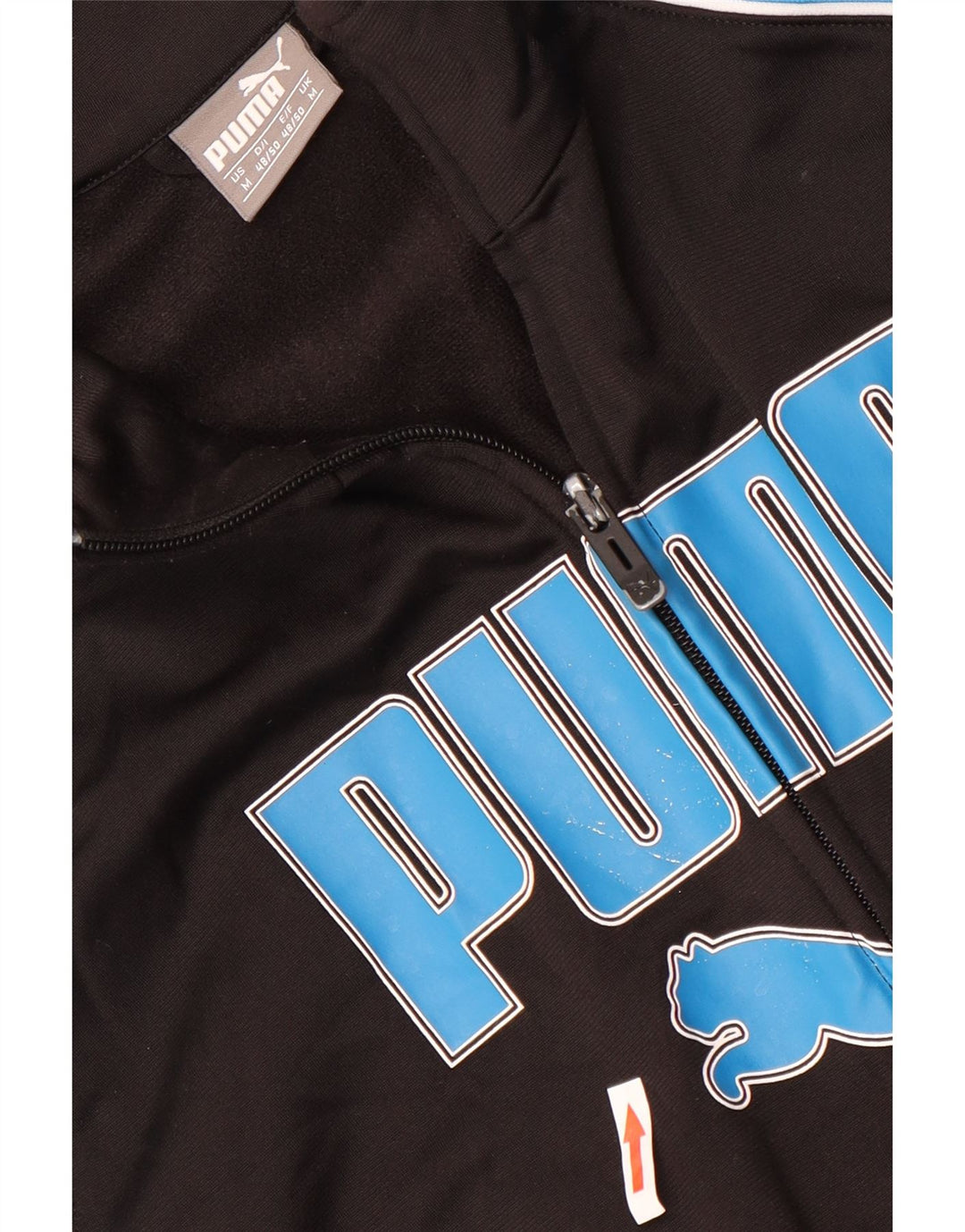 Puma Chaqueta De Chándal Con Gráfico Para Hombre Poliéster Color Block Negro Mediano