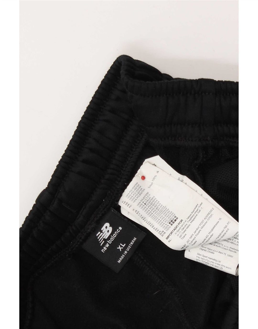 Pantalón New Balance Hombre XL Poliéster Negro