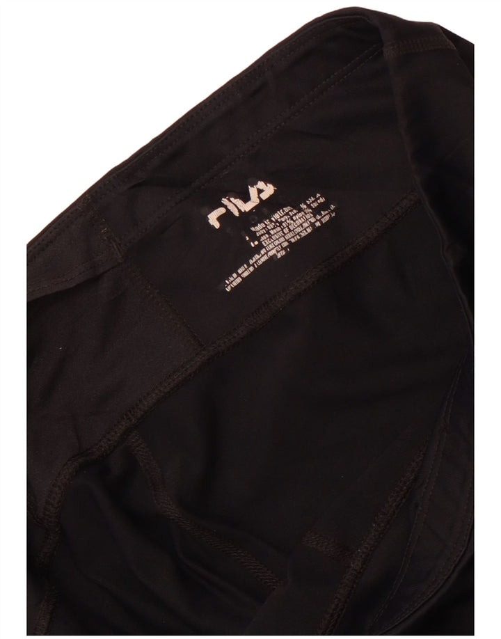 Fila Leggings Capri para Mujer UK 46 Large Nylon Negro