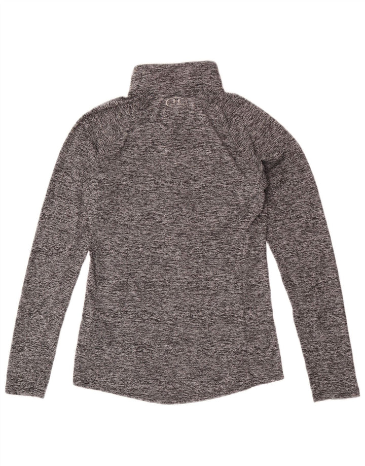 Under Armour Hombre Heat Gear Jersey Chándal Top Pequeño Gris Moteado