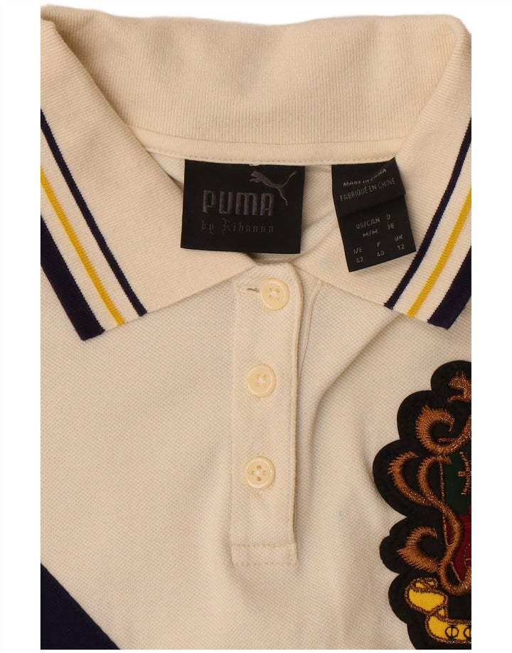 Puma Vestido Polo para Mujer UK 12 Medium Beige