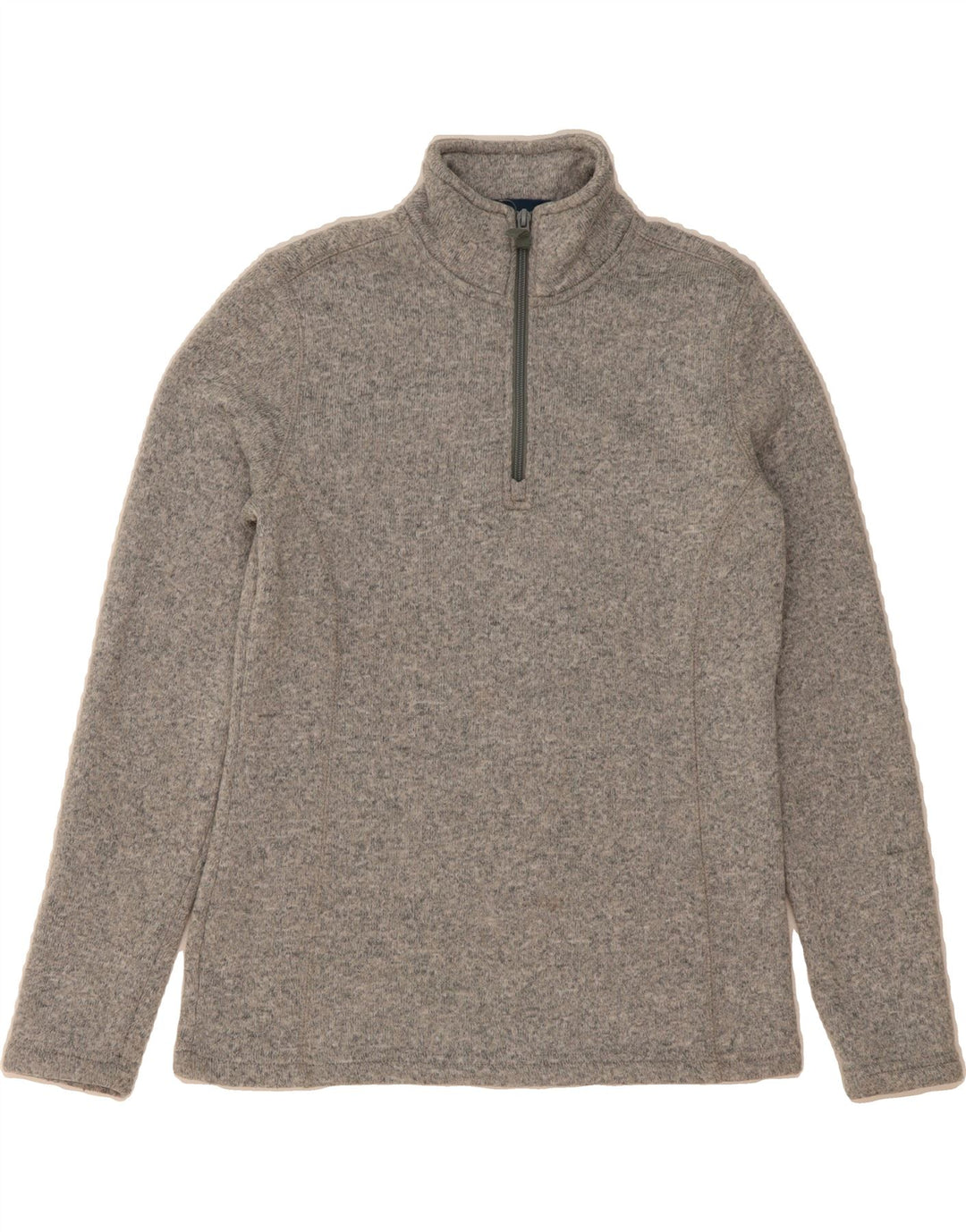 MOUNTAIN WAREHOUSE Womens Zip Neck Sweatshirt Jumper UK 12 Medium Grey Vintage Mountain Warehouse and Second-Hand Mountain Warehouse from Messina Hembry 