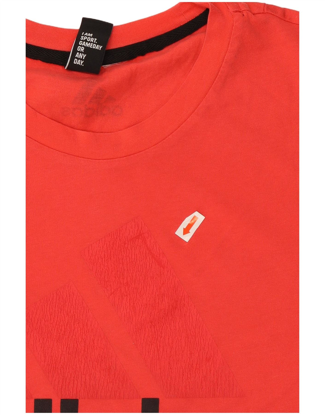ADIDAS Camiseta gráfica para mujer Top UK 14 Medium Rojo
