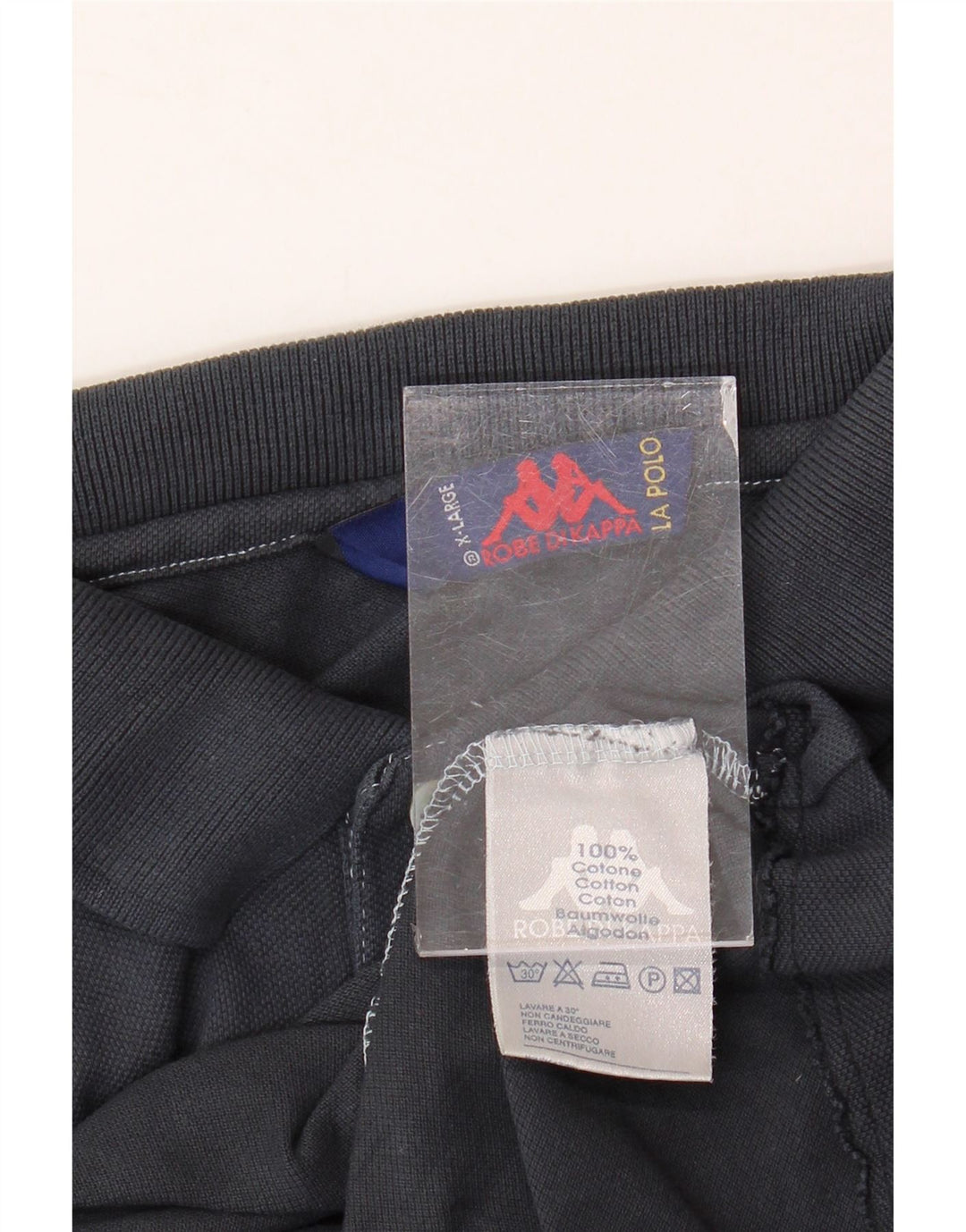 KAPPA Polo Hombre XL Azul Marino Algodón