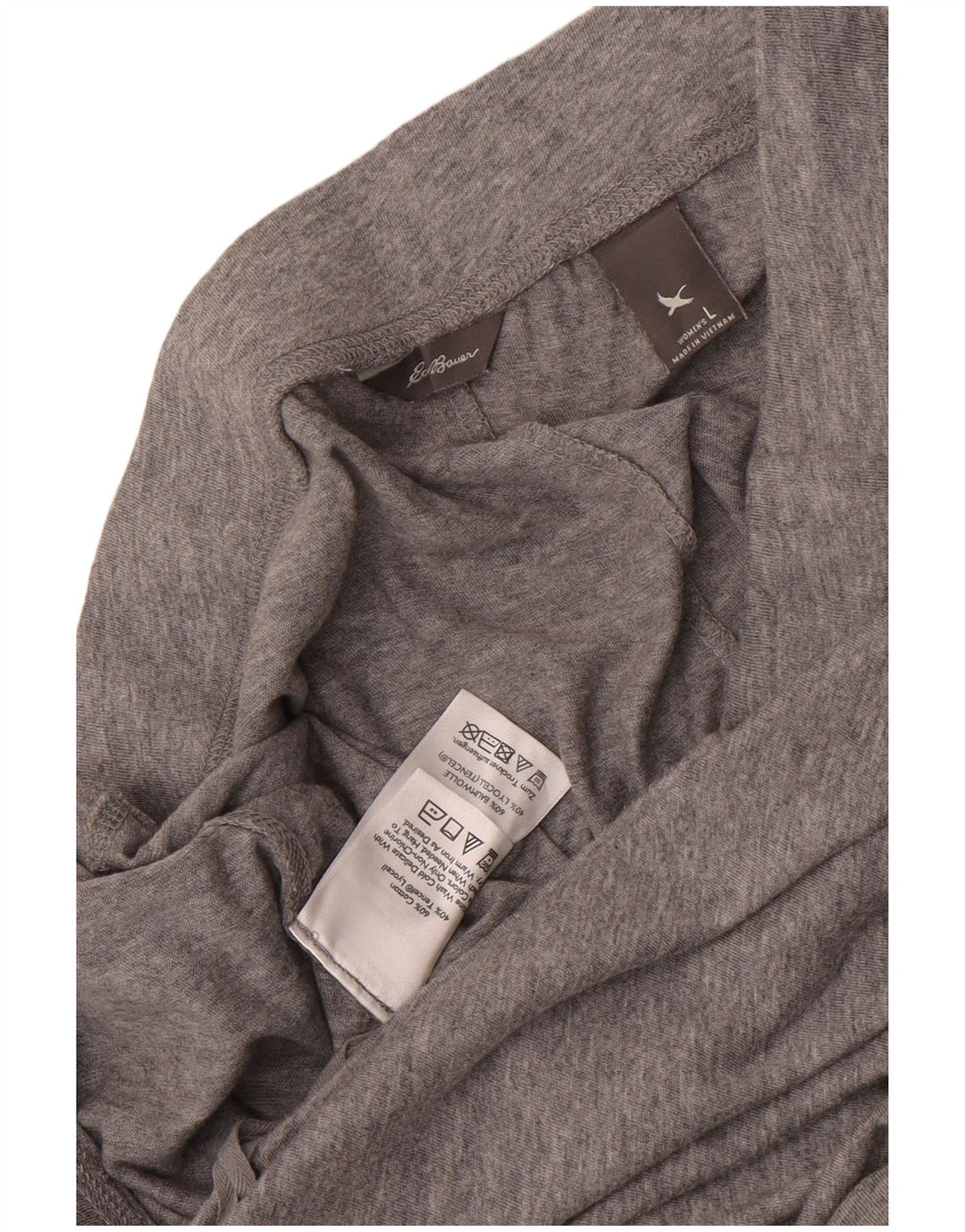Eddie Bauer Falda larga para mujer grande W36 Algodón moteado gris
