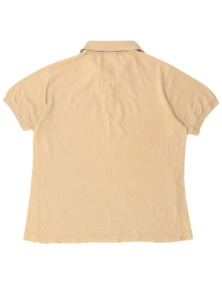 LACOSTE Polo para hombre talla 5 grande algodón beige