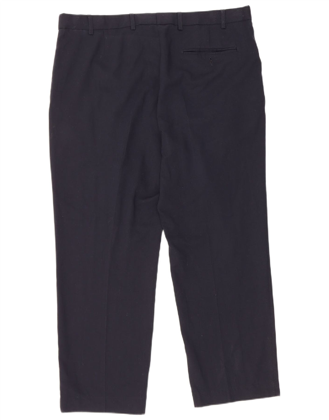 Marks & Spencer Pantalones de traje de corte regular para hombre W38 L27 Azul marino