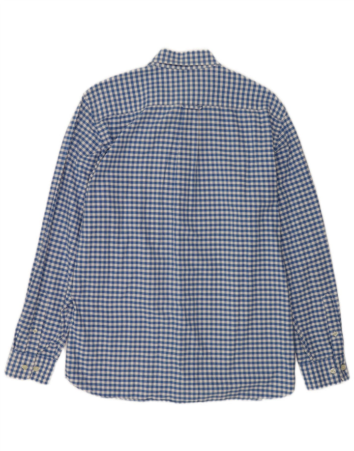 Camisa Gant Regular Fit De Algodón A Cuadros En Azul Medio |