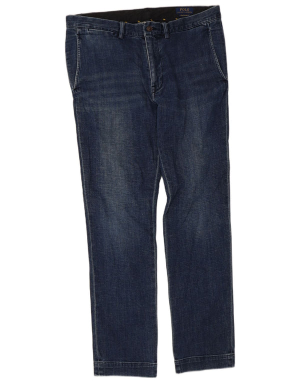 Vaqueros ajustados para mujer Polo Ralph Lauren W34 L32 Algodón azul marino