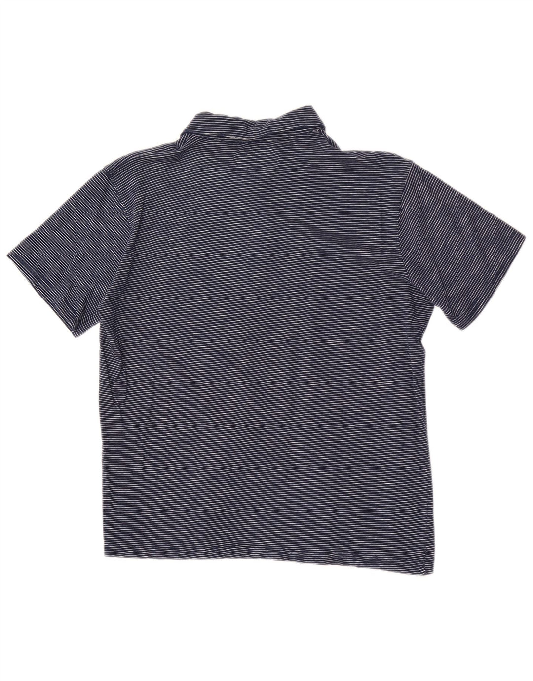Carrera Polo para hombre pequeño azul marino a rayas