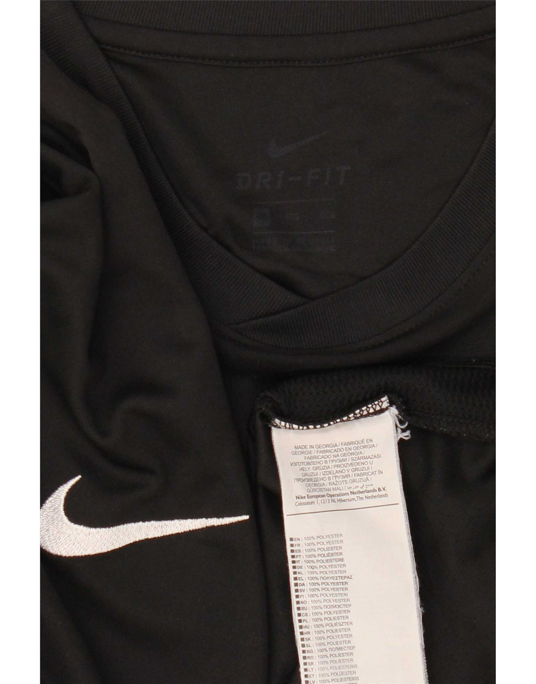 Nike Camiseta Dri Fit para hombre Top 2XL Poliéster negro