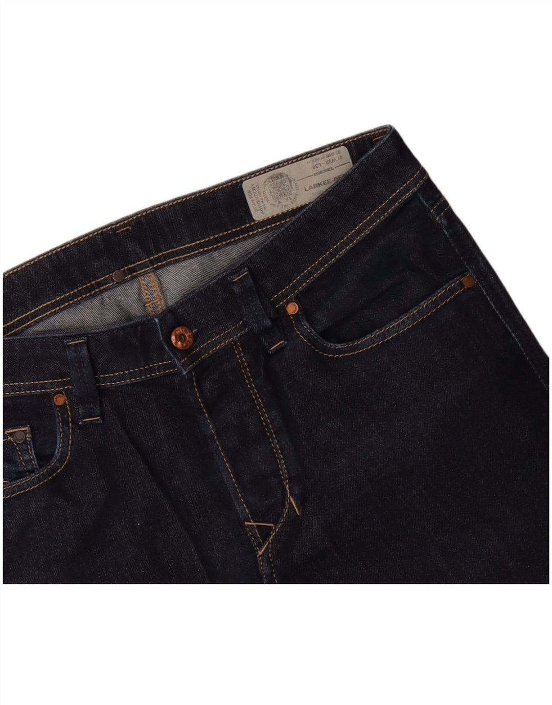 DIESEL Vaqueros Rectos Larkee-Beex para Hombre W32 L30 Algodón Azul Marino