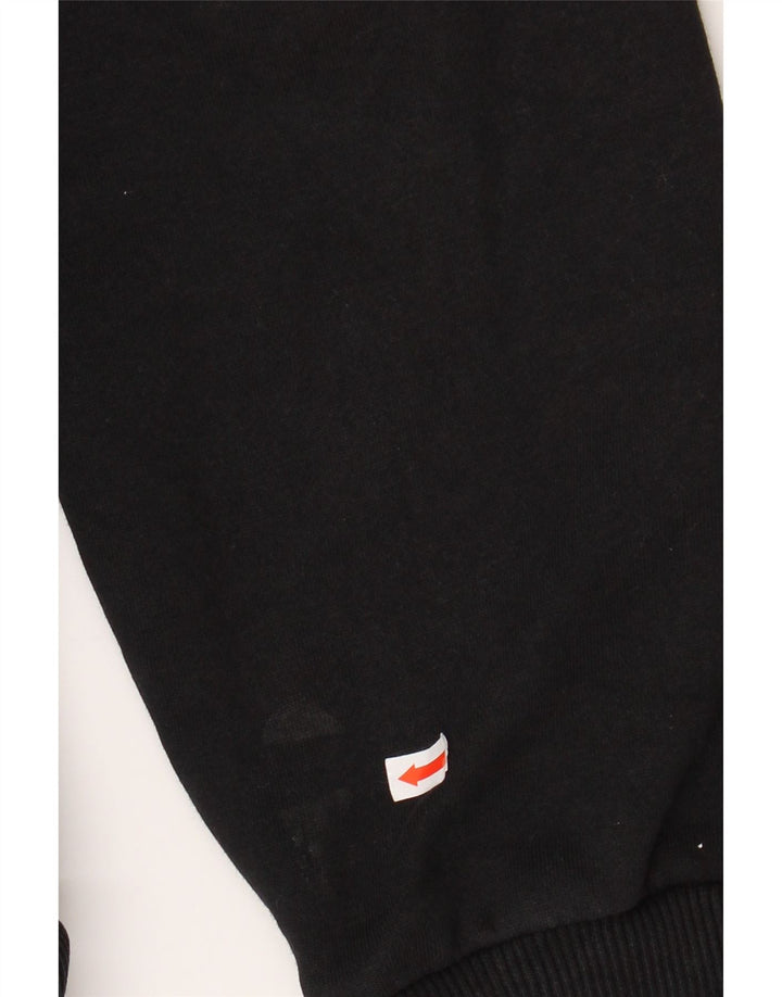 NIKE Sudadera con capucha y cremallera para hombre, talla grande, algodón negro