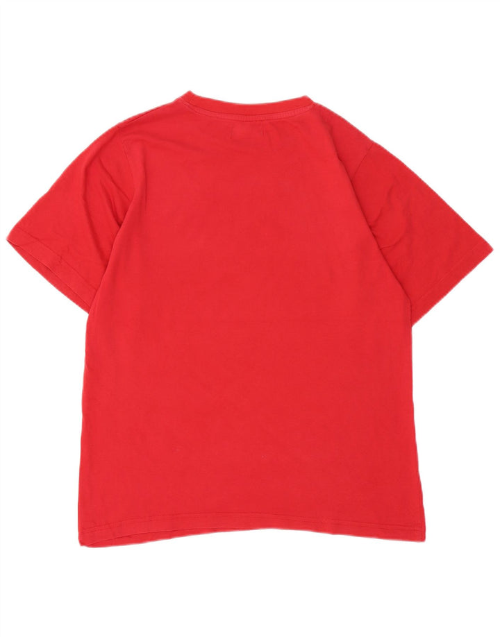Kappa - Camiseta gráfica para hombre, talla pequeña, color rojo
