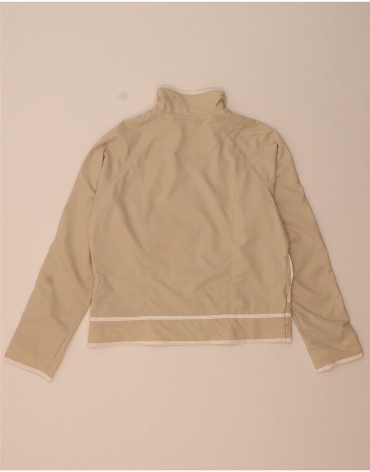 Nike - Chaqueta de chándal para mujer, talla 12/14, tamaño grande, poliéster beige