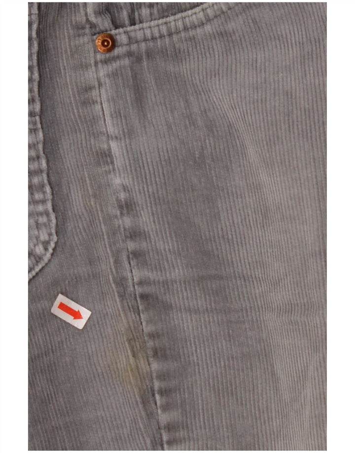 RIFLE Pantalón recto de pana para hombre W28 L28 Algodón azul