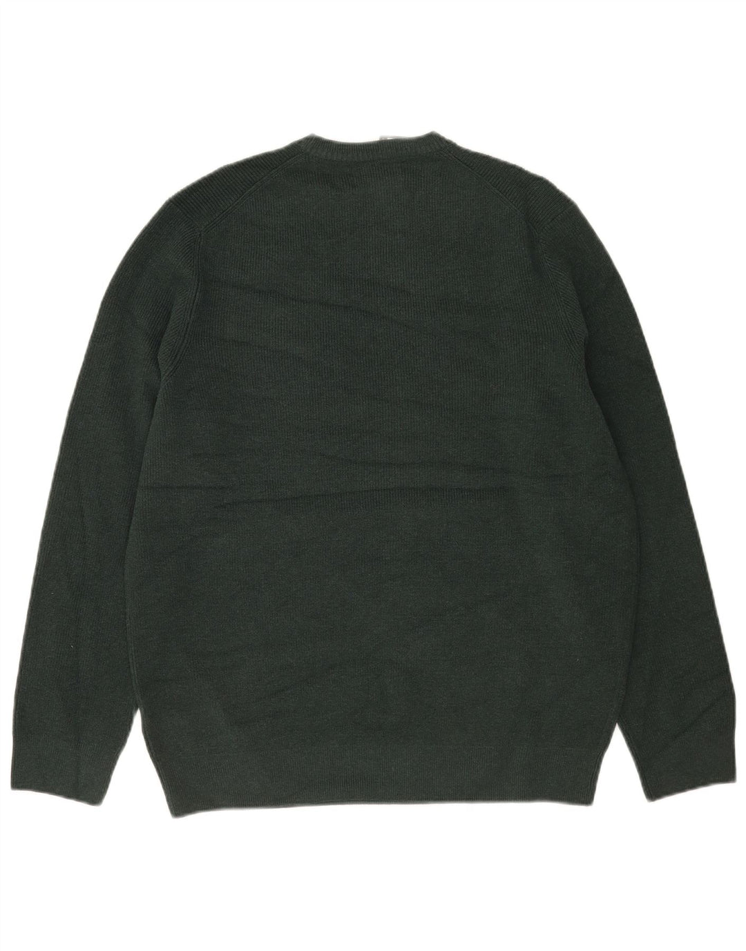 Marks & Spencer Jersey de cuello redondo para hombre XL Poliéster verde