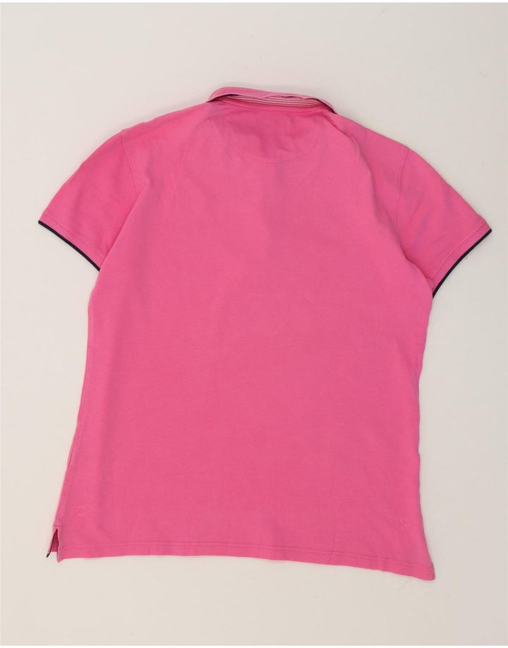 Massimo Dutti Polo Slim Fit Hombre Rosa Grande