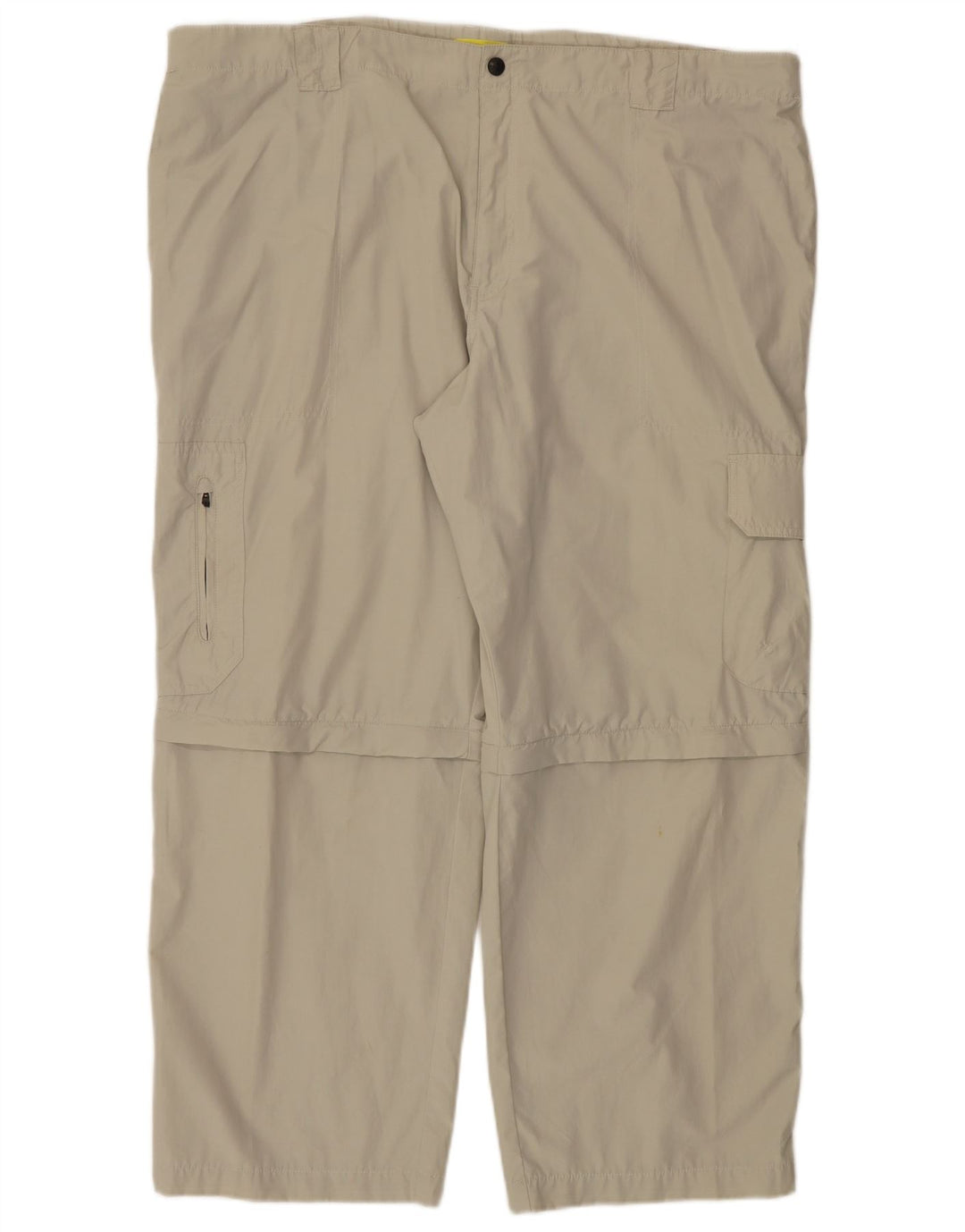 Marks & Spencer Pantalones cargo rectos para hombre W44 L29 Poliamida beige