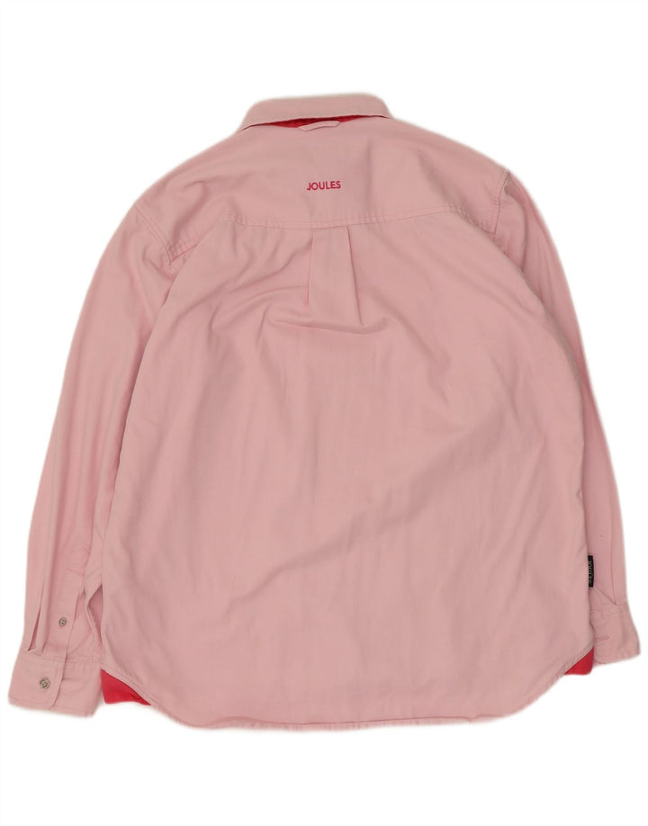 Joules Camisa tipo jersey para hombre, talla grande, algodón rosa
