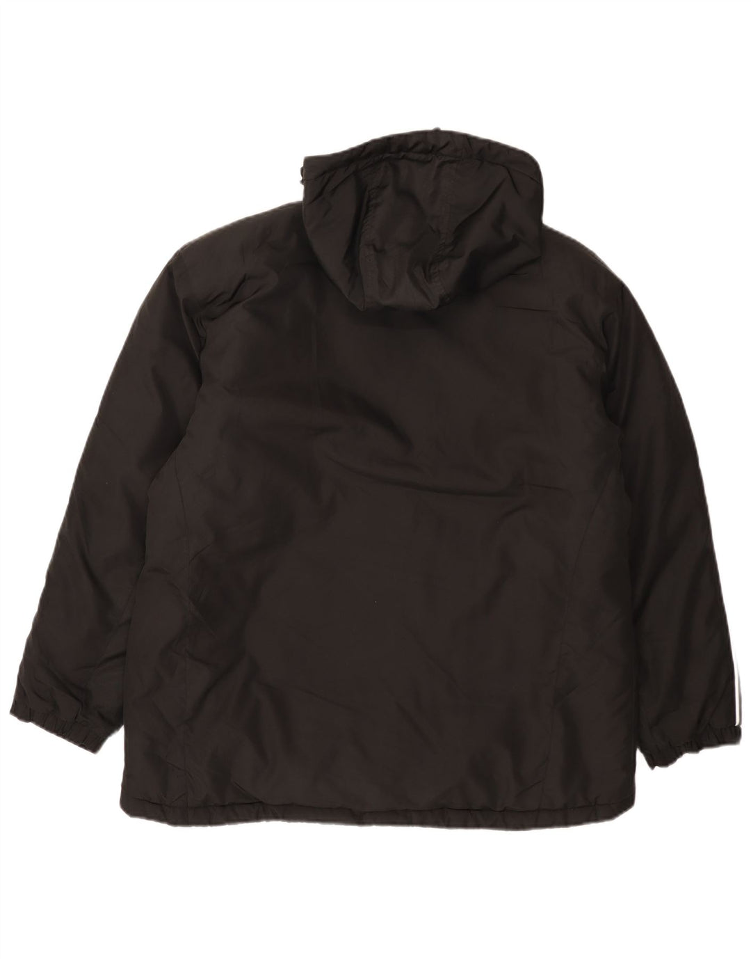 UMBRO Chaqueta acolchada extragrande con capucha para mujer UK 46 Grande Poliéster negro