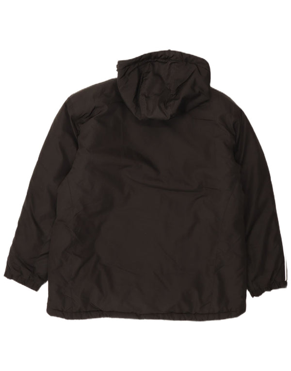 UMBRO Chaqueta acolchada extragrande con capucha para mujer UK 46 Grande Poliéster negro