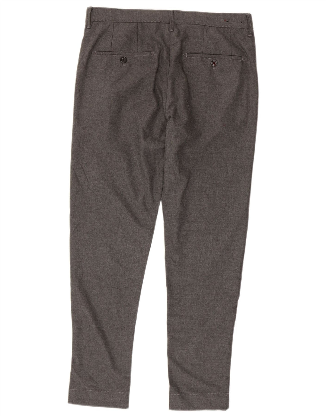 Zara Mens Slim Chino Pantalones EU 40 Medium W31 L28 Poliéster Gris