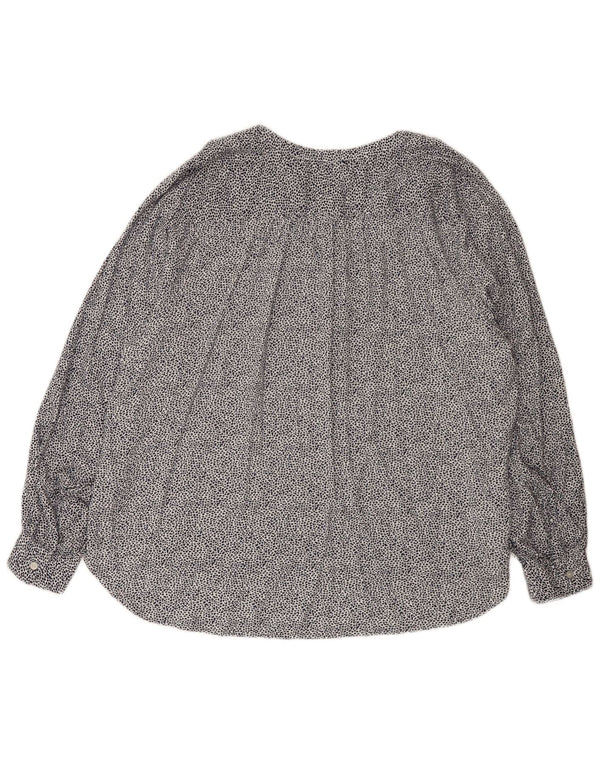Marks & Spencer Blusa tipo jersey para mujer UK 20 2XL Blanco Estampado animal