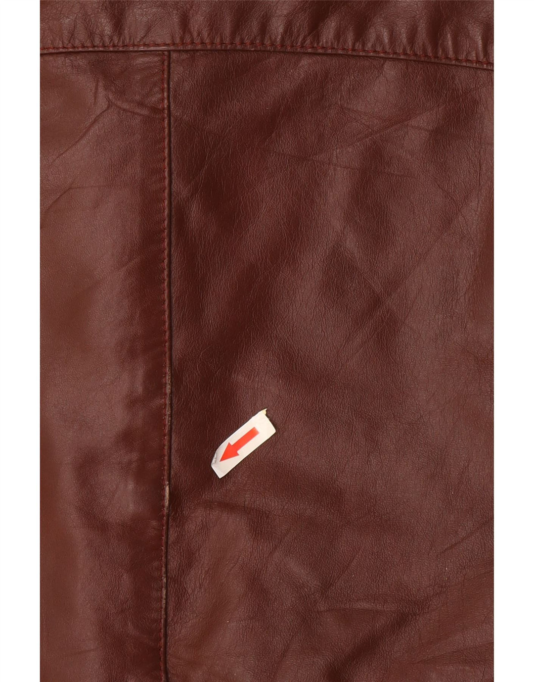 Cooper Chaqueta de cuero con capucha para hombre UK 42 XL Cuero marrón