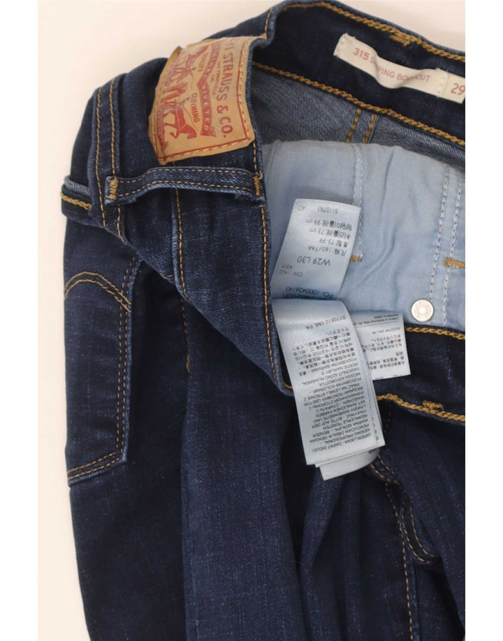Levi's Mujer 315 Shaping Bootcut Jeans W29 L30 Algodón Azul