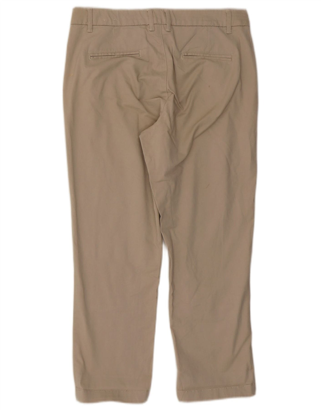 FAT FACE Pantalones cortos rectos para mujer UK 8 Small W30 L23 Algodón beige