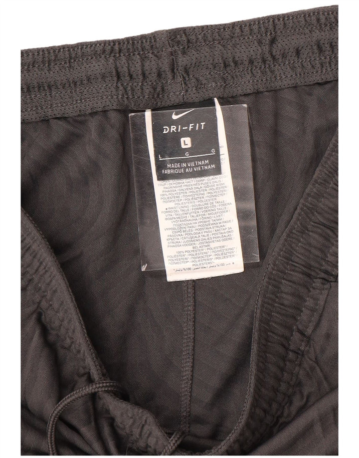 NIKE Liverpool - Pantalones cortos deportivos para hombre, talla grande, color negro, poliéster