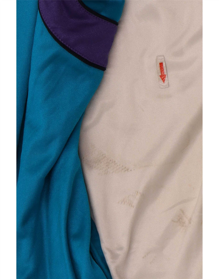 Kappa Boys Graphic Chándal Top Chaqueta 9-10 Años Grande Blanco Colorblock