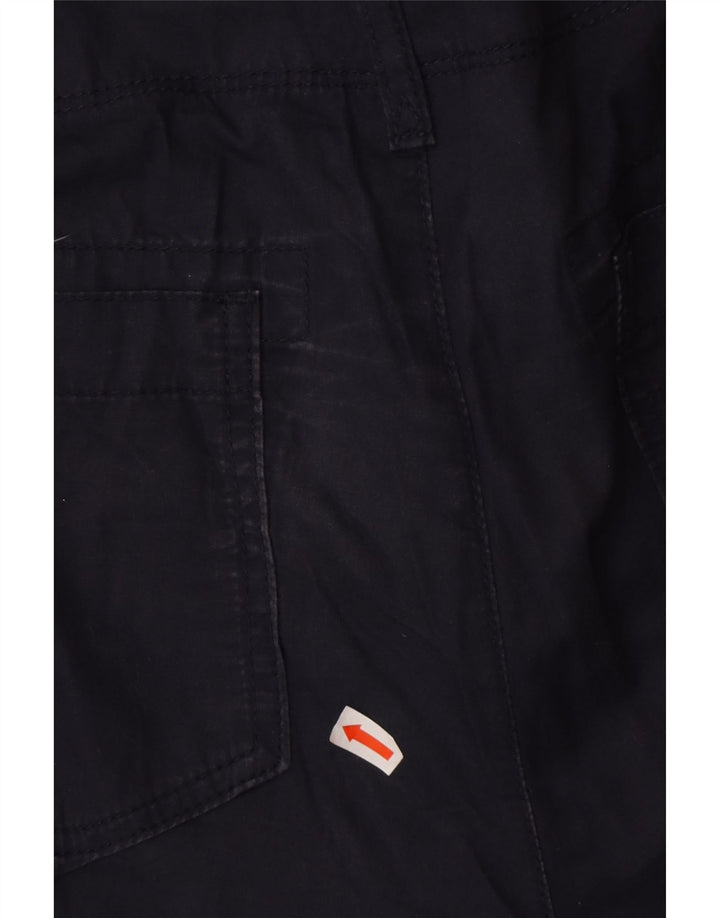 EDDIE BAUER Pantalones cortos cargo para mujer US 12 Large W38 Azul marino Algodón