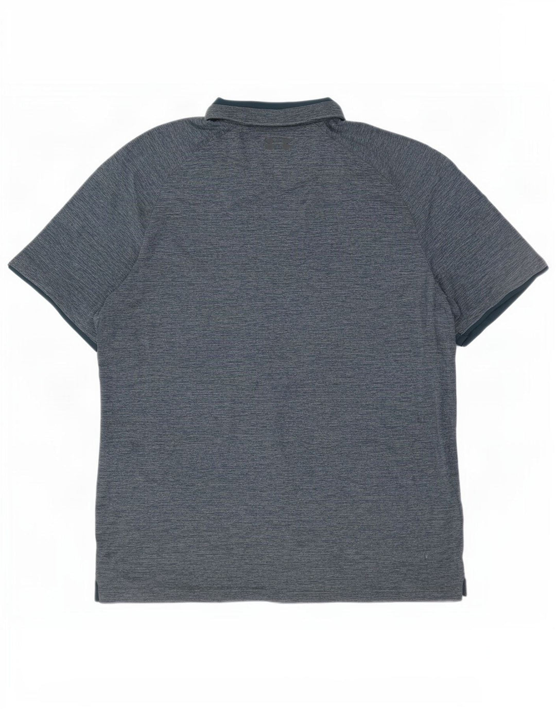 Under Armour Polo Heat Gear para hombre, poliéster moteado azul grande