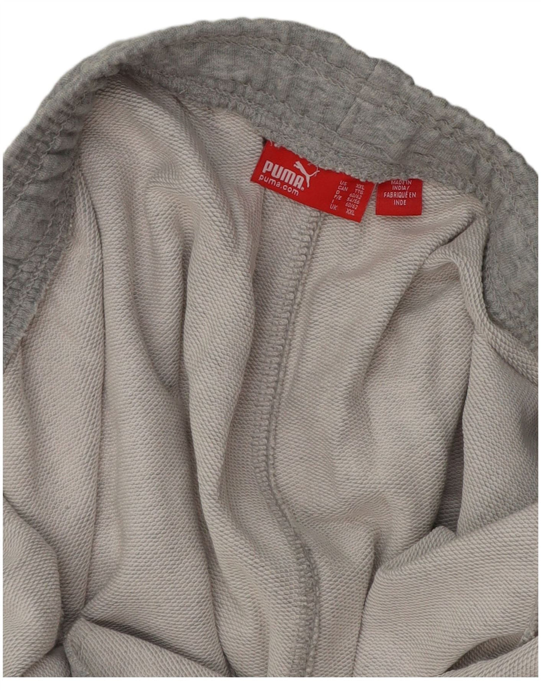 Puma - Pantalón de chándal para hombre, talla 2XL, algodón moteado gris