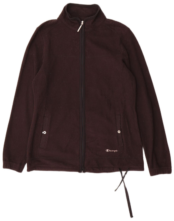 Champion Chaqueta Polar Mujer UK 40 Mediano Poliéster Negro