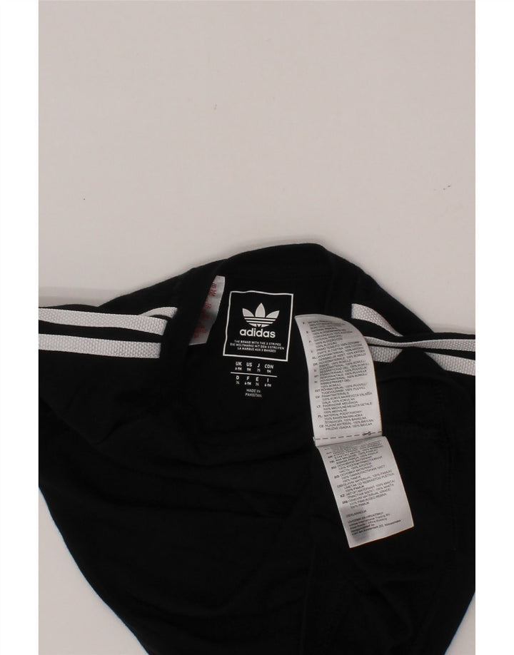 ADIDAS Camiseta Bebé Niño 6-9 Meses Negro Algodón