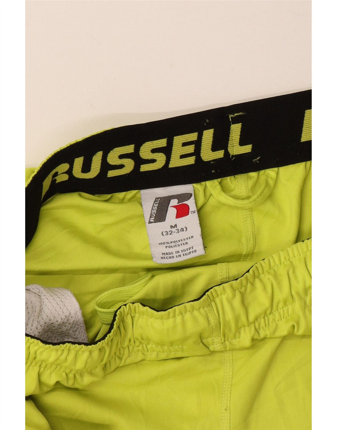 RUSSELL ATHLETIC Pantalones cortos deportivos Dri-Power para hombre Poliéster verde medio