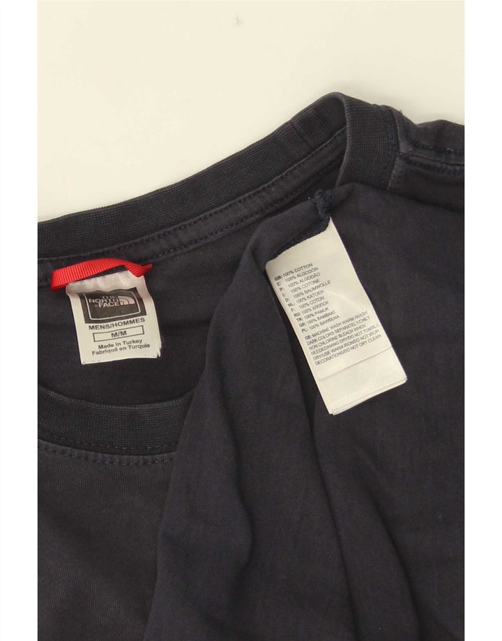 The North Face Camiseta Gráfica Para Hombre Top Medium Azul Marino Algodón