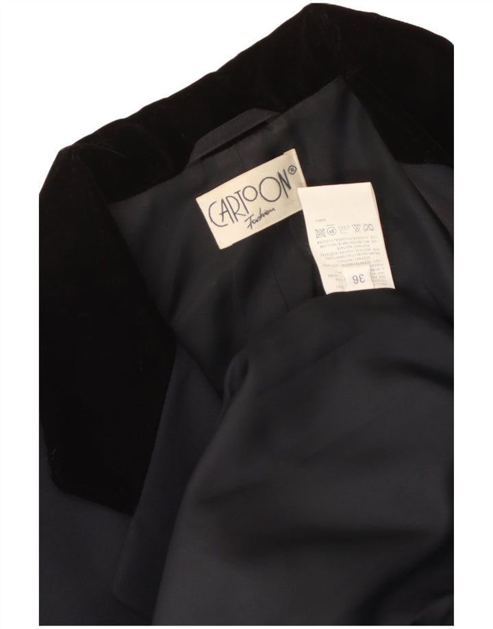 Chaqueta tipo blazer de 3 botones para mujer Cartoon EU 36 Small Azul marino Colorblock