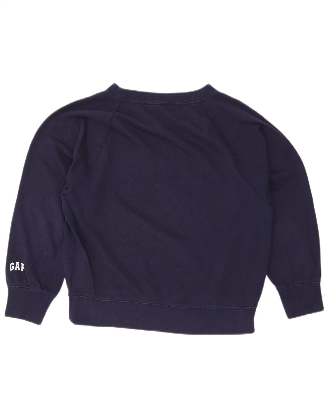 Gap Sudadera con gráfico de Gran tamaño para Mujer UK 10 Small Azul Marino Algodón