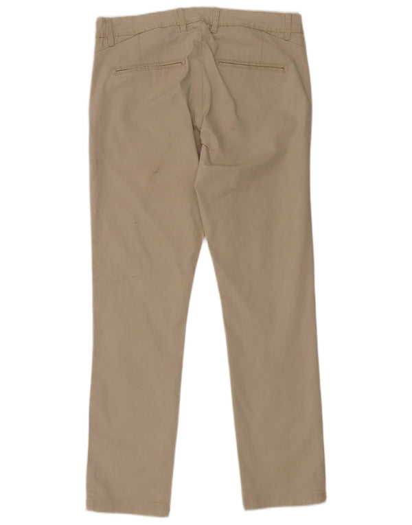 Zara Mens Skinny Chino Pantalones EU 42 Large W32 L31 Beige