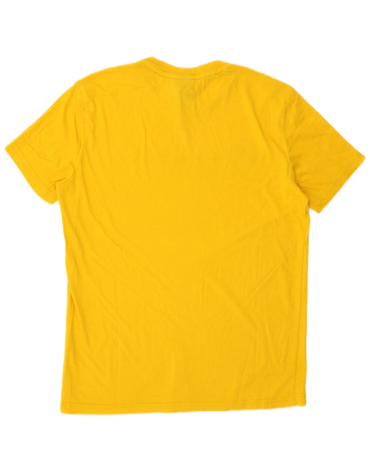 Champion Camiseta Gráfica Para Hombre Top XS Algodón Amarillo