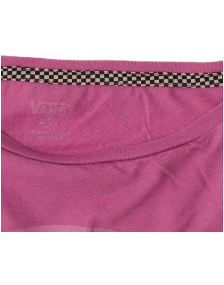 Vans Camiseta gráfica para mujer Top UK 12 Medium Pink