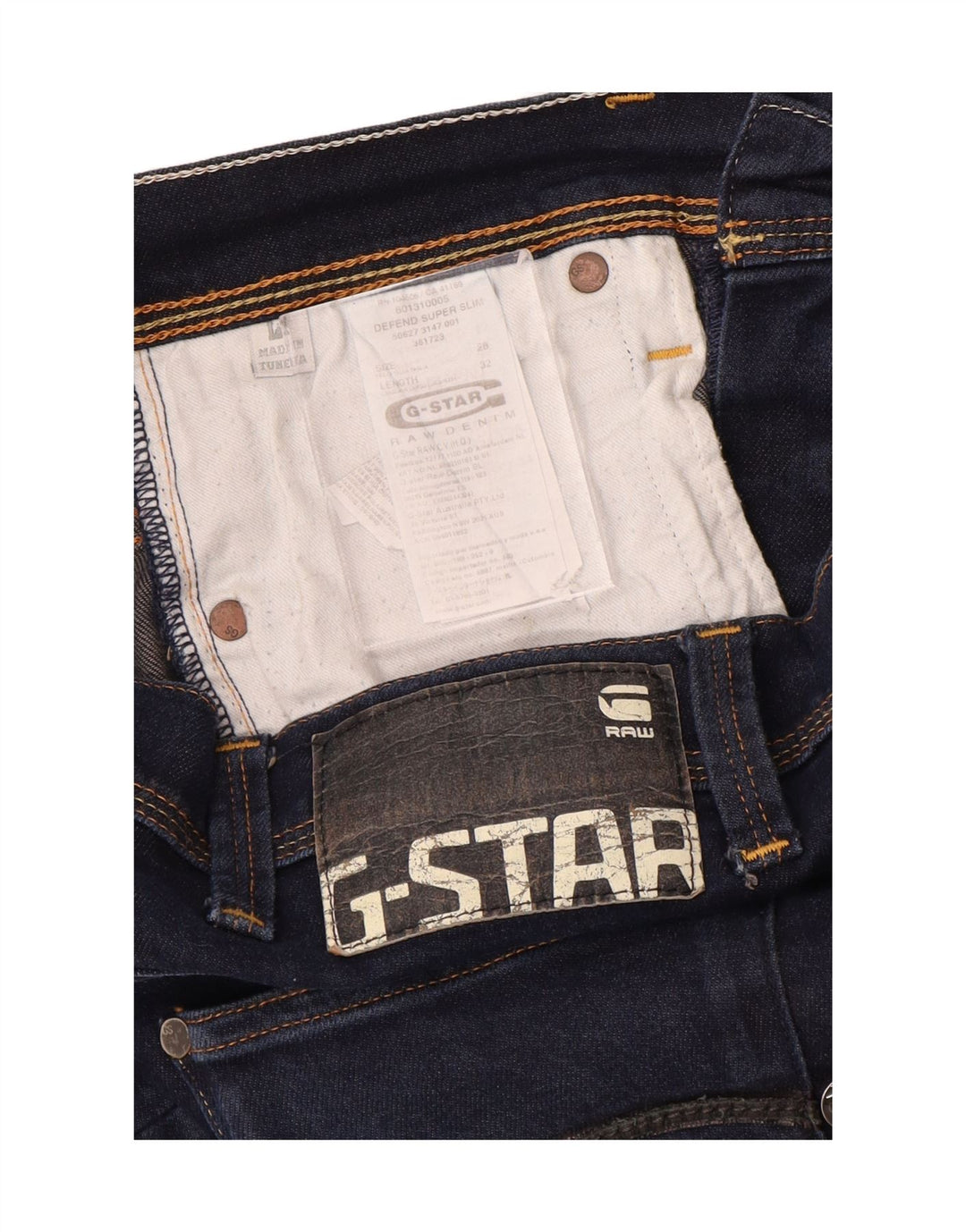 Vaqueros ajustados para mujer G-Star W28 L32 Azul marino