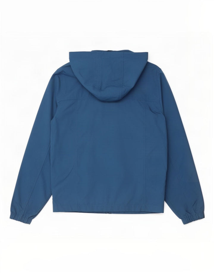 Penguin - Chubasquero con capucha para hombre, talla 36, poliéster azul pequeño