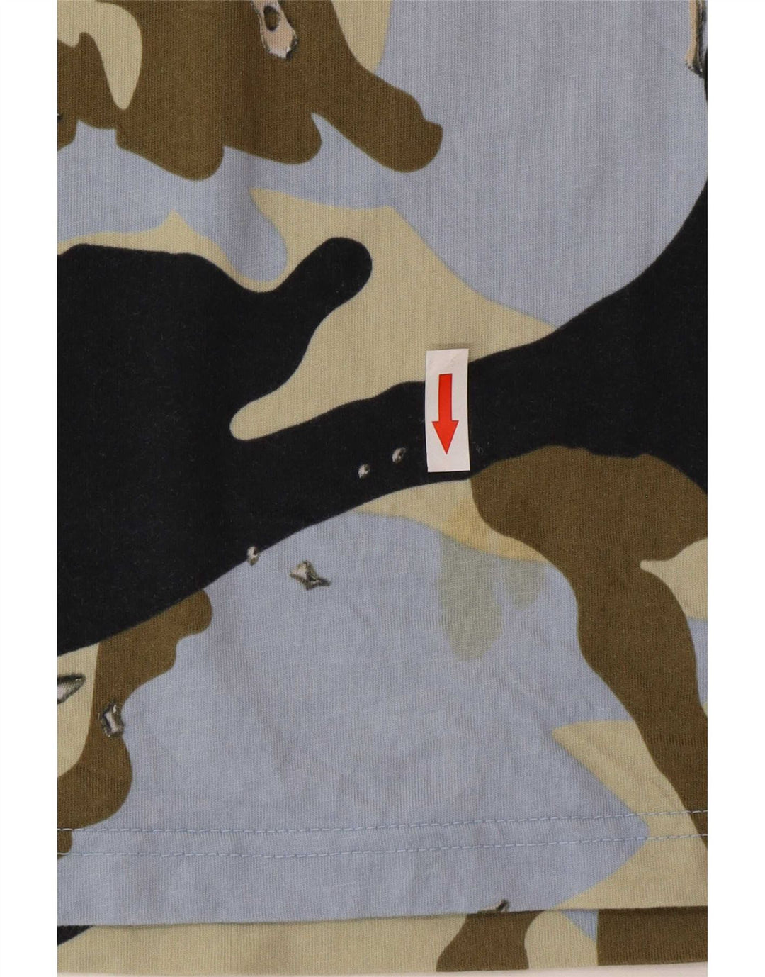 Adidas Camiseta Hombre Top Medium Multicolor Camuflaje Algodón