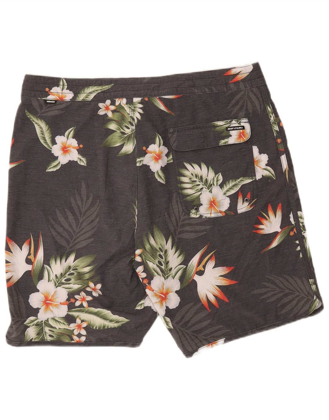 Rip Curl Hombres Mirage Bañador Shorts Grande Gris Floral Poliéster