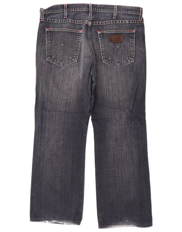 Wrangler Hombre Roxboro Vaqueros Rectos W36 L30 Algodón Azul